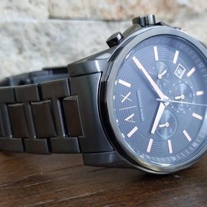 MENS ARMANI EXCHANGE AX2086 CHRONO GUNMETAL